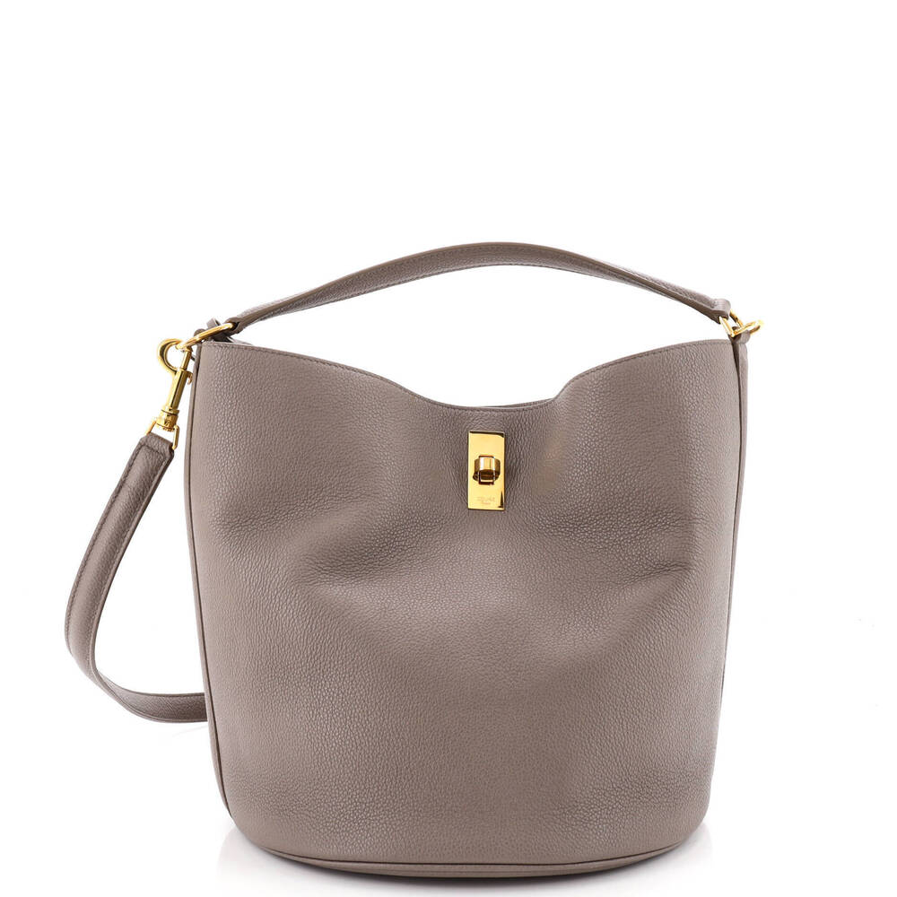 Celine Bucket 16 Bag Leather